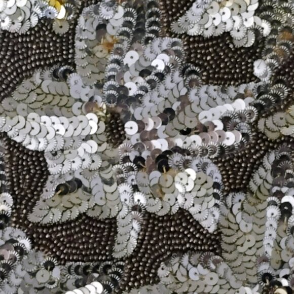 Walborg De Pinna Vintage Handmade clutch sequins and beaded made in Belgium - Picture 3 of 6